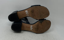Load image into Gallery viewer, Clarks Collection Womens Elisa Dedra Black Leather Ankle Strap Sandals Size 8M
