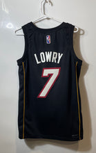 Load image into Gallery viewer, Nike Mens Black NBA Miami Heat Kyle Lowry #7 Sleeveless Basketball Jersey Size S
