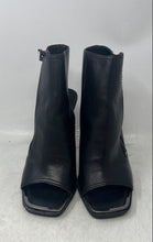 Load image into Gallery viewer, DKNY Womens Malia Black Leather Square Toe Block Ankle Booties Size 9M
