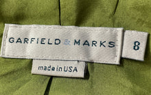 Load image into Gallery viewer, Garfield &amp; Marks Womens Green Long Sleeve Open Front Cardigan Jacket Size 8
