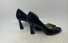 Load image into Gallery viewer, Naturalizer Womens Black Patent Leather Peep Toe High D'Orsay Heels Size 9.5
