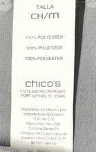 Load image into Gallery viewer, Chico's Womens Gray Sequin Boat Neck Pullover Poncho Blouse Top Size S/M
