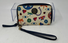 Load image into Gallery viewer, Authentic Tory Burch Womens Kerrington Good Luck Multicolor Wristlet Wallet
