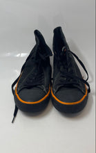 Load image into Gallery viewer, Harley-Davidson Mens Nathan Black Orange Leather Lace-Up Sneaker Shoes Size 11
