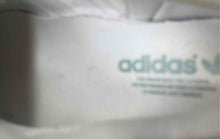 Load image into Gallery viewer, Adidas Womens Superstar Blue White Leather Lace-Up Sneaker Shoes Size 7.5
