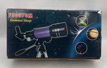 Load image into Gallery viewer, Black White F30070M Refractor Astronomical Telescope With Tripod In Box
