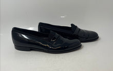 Load image into Gallery viewer, Bostonian Florentine Mens Black Patent Leather Slip-On Loafer Dress Shoes Size 9
