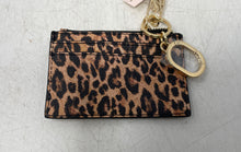 Load image into Gallery viewer, Victoria's Secret Womens Black Brown Animal Print Wristlet Wallet With Tag
