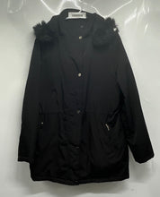 Load image into Gallery viewer, Forecaster Of Boston Womens Black Long Sleeve Snap Front Hooded Jacket Size M
