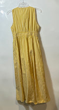 Load image into Gallery viewer, Urban Outfitters Womens Yellow Striped Deep V-Neck Button Front Sundress Sz S-P
