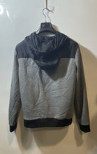 Load image into Gallery viewer, Armani Exchange Mens Gray Black Long Sleeve Pockets Full Zip Hoodie Size Large
