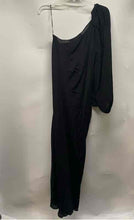 Load image into Gallery viewer, Zara Womens Black Long Sleeve One Shoulder Casual Maxi Dress Size Large
