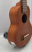 Load image into Gallery viewer, Kmise Musical Instrument KMU21S Brown Right-Handed 4 String Soprano Ukulele
