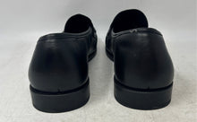 Load image into Gallery viewer, Zara Mens Black Leather Round Toe Slip-On Penny Loafer Dress Shoes Size EUR 44

