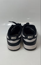 Load image into Gallery viewer, Nike Womens Dunk Low Black White Leather Lace-Up Sneakers Shoes Size 6
