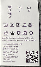 Load image into Gallery viewer, Hugo Boss Mens Dark Gray Cotton Short Sleeve Crew Neck Slim Fit T-Shirt Size L
