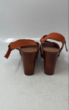 Load image into Gallery viewer, Madden Girl Womens Orange Leather Adjustable Ankle Strap Platform Sandals Sz 5/5
