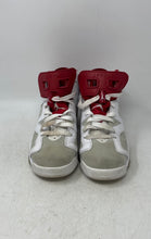 Load image into Gallery viewer, Nike Kids Jordan 6 Retro 384665-113 White Red Basketball Shoes Size 6.5Y

