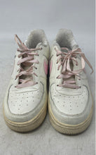 Load image into Gallery viewer, Nike Boys Air Force 1 314219-130 White Pink Leather Lace-Up Sneaker Shoes 6.5Y
