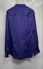 Load image into Gallery viewer, Kenneth Cole Reaction Mens Purple Spread Collar Long Sleeve Dress Shirt Size XL
