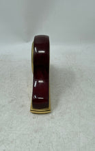 Load image into Gallery viewer, Ruby Matillo Danbury Quartz Home Decor Desk Mantel Wood Clock Not Tested
