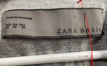 Load image into Gallery viewer, Zara Basic Womens White Cotton Belted Long Sleeve Full-Zip Utility Jacket Sz XS
