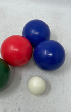 Load image into Gallery viewer, Sportcraft Multicolor Molded Bocce Ball Set Of 9 Pcs With Carrying Bag
