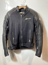 Load image into Gallery viewer, Joe Rocket Womens Black Long Sleeve Pockets Full-Zip Motorcycle Jacket Size S

