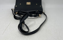 Load image into Gallery viewer, Aldo Womens Black Faux Leather Inner Pocket Crossbody Strap Top Handle Handbag
