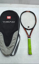 Load image into Gallery viewer, Wilson Triad 6.0 Hammer Multicolor Comfort Grip Tennis Racket With Carrying Case
