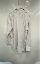 Load image into Gallery viewer, Banana Republic Mens White Black Striped Tailored Slim Fit Button-Up Shirt Sz XL
