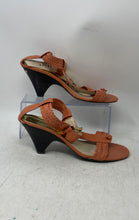 Load image into Gallery viewer, Michael Kors Womens Orange Ankle Strap Thong Sandals Size 10M
