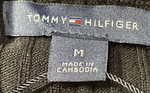 Load image into Gallery viewer, Tommy Hilfiger Womens Black Ribbed Turtleneck Long Sleeve Sweater Dress Size M
