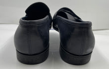 Load image into Gallery viewer, Authentic Bruno Magli Mens Black Leather Penny Loafers Shoes Size 11 Damaged

