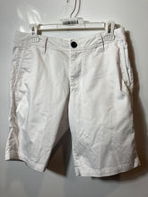 Load image into Gallery viewer, Armani Exchange Mens White Flat Front Slash Pockets Chino Shorts Size 30

