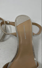 Load image into Gallery viewer, Antonio Melani Womens Silver Leather Open Toe Ankle Strap Sandals Size 8M

