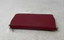 Load image into Gallery viewer, Michael Kors Womens Red Saffiano Leather Zipper Jet Set Travel Wristlet Wallet
