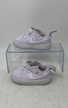 Load image into Gallery viewer, Nike Kids Court Borough Low Recraft DV5458-500 Purple White Sneaker Shoes Sz 6C
