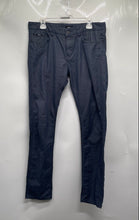 Load image into Gallery viewer, Hugo Boss Mens Blue Denim Dark Wash Pockets Skinny Leg Jeans Size 34/34
