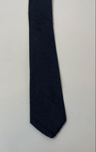 Load image into Gallery viewer, Pierre Cardin Mens Black Silk Keeper Loop Adjustable Formal Pointed Tie
