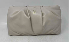 Load image into Gallery viewer, Victoria's Secret Womens Beige Leather Zipper Lined Cosmetic Makeup Bag With Tag
