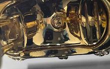 Load image into Gallery viewer, Authentic Swarovski Women's Gold-Tone Pavé Clip-On Earrings
