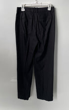 Load image into Gallery viewer, J.Crew Womens Black Pleated Front Pockets Straight Leg Dress Pants Size 4
