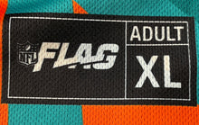 Load image into Gallery viewer, NFL Flag Mens Multicolor Printed Miami Dolphins Football Jersey Size XL
