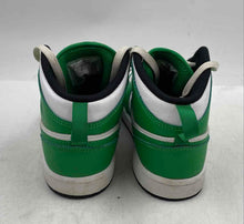 Load image into Gallery viewer, Authentic Nike Kids Jordan 1 Mid White Green Sneakers Shoes Size 3Y
