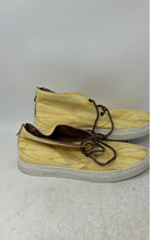 Load image into Gallery viewer, Del Toro Mens Wood Grain Yellow Lace-Up Ankle Chukka Boots Size 11
