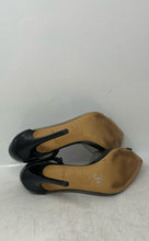 Load image into Gallery viewer, Aldo Womens Black Transparent Pointed Toe Slip-On Stiletto Pump Heels Size 6.5M
