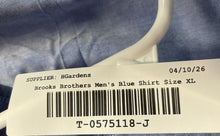 Load image into Gallery viewer, Brooks Brothers Mens Blue Cotton Long Sleeve Non-Iron Button-Up Shirt Size XL
