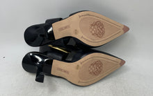 Load image into Gallery viewer, Vince Camuto Womens Black Leather Pointed Toe Mule Heels Size US 6M EUR 36.5
