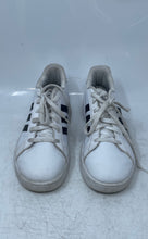 Load image into Gallery viewer, Adidas Kids Grand Court EF0103 White Black Low Top Lace-Up Sneaker Shoes Size 5
